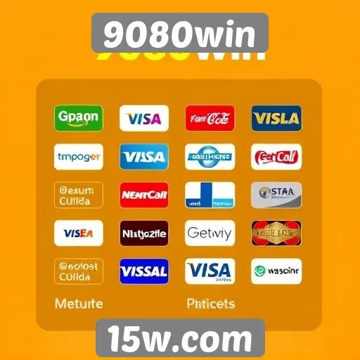 Métodos de pagamento disponíveis no 9080win